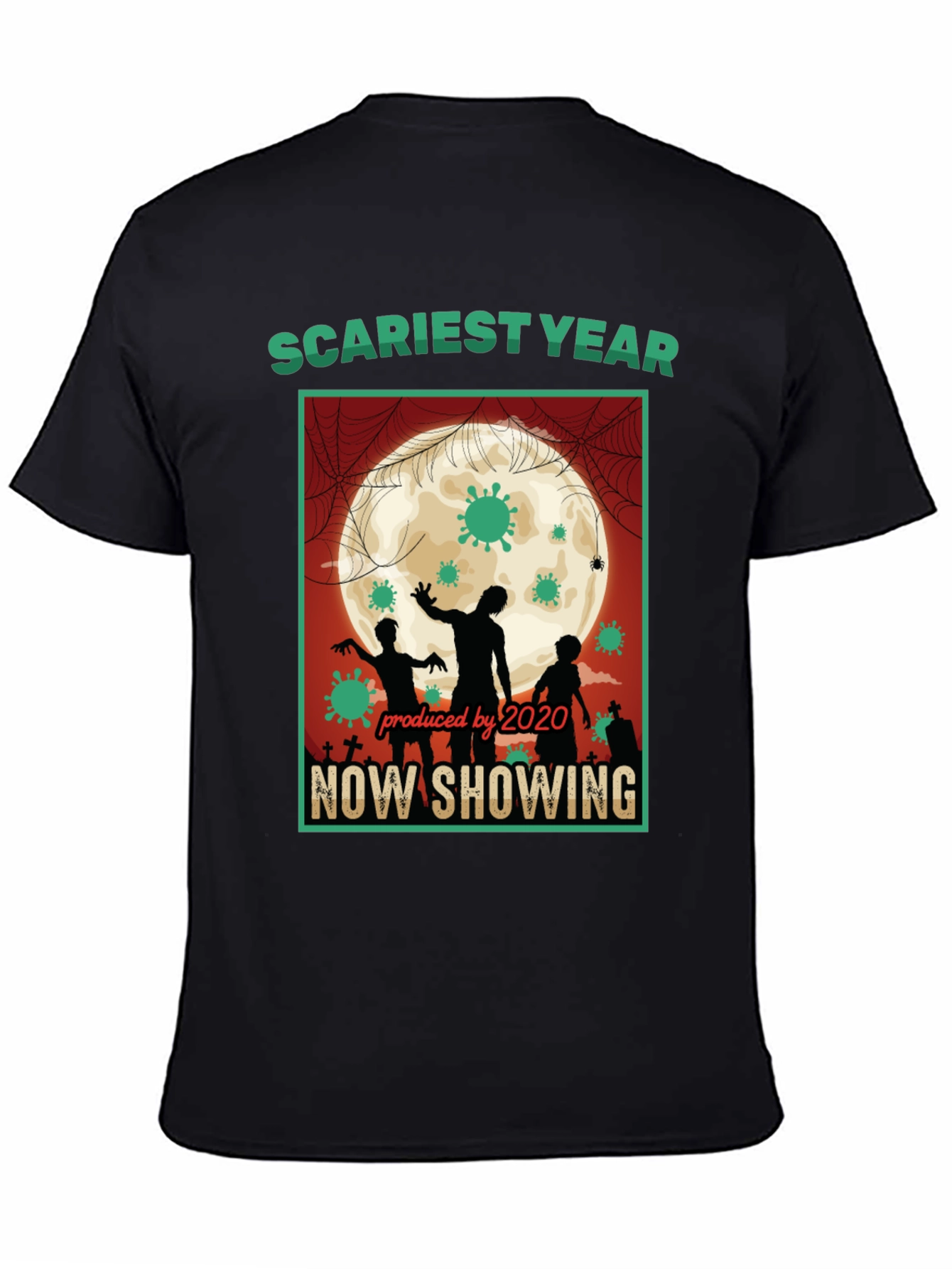 Scariest Year 2020 T-Shirt - Zombie Halloween Tee