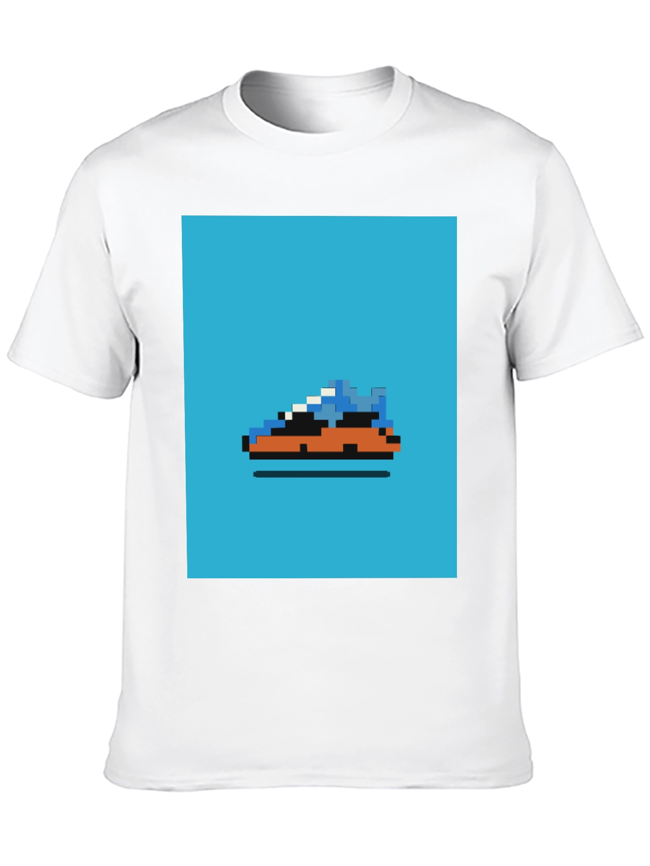 Pixel Sneaker T-Shirt - Retro Gaming Style
