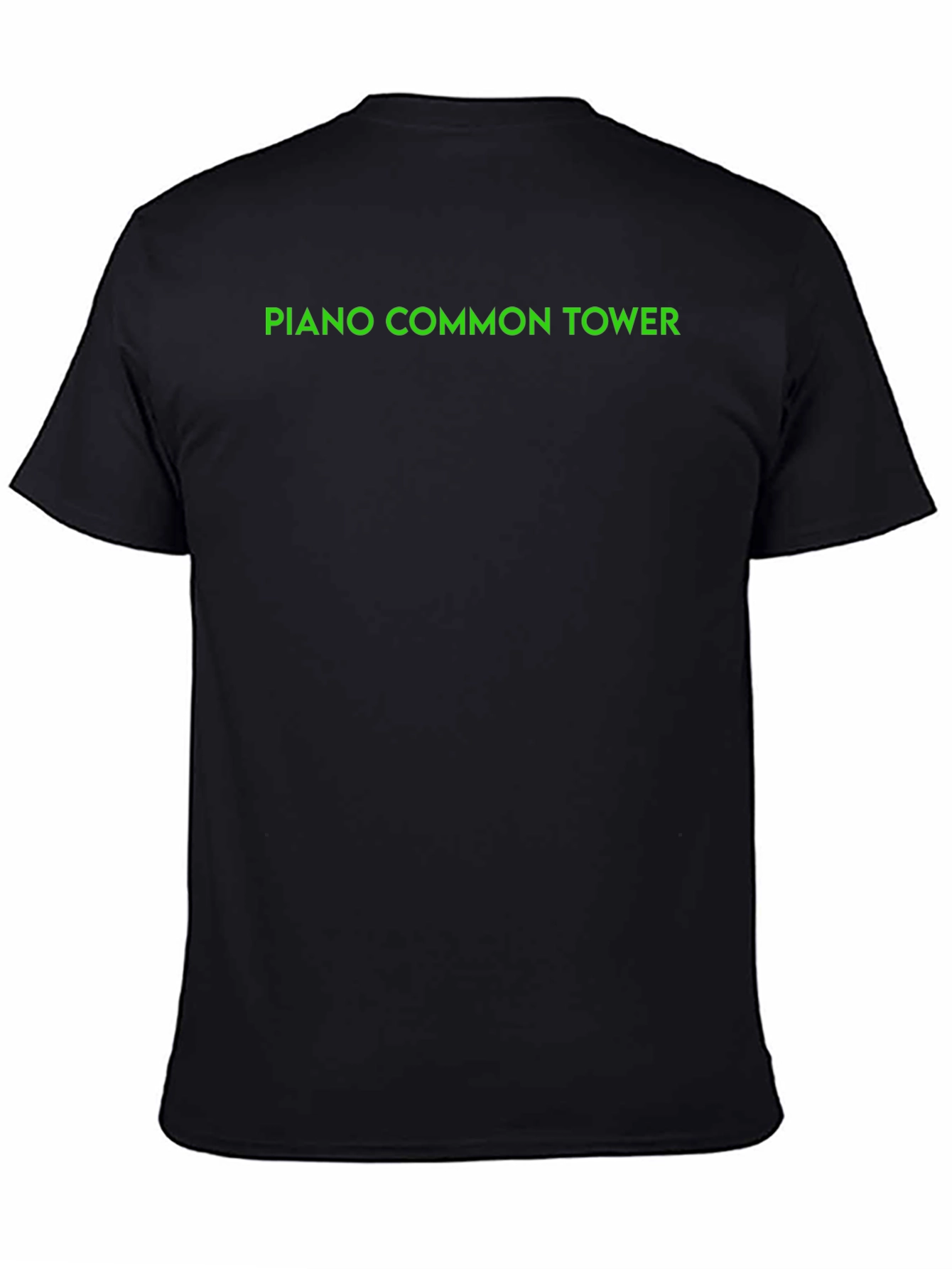 Piano Common Tower Graphic Tee - Black