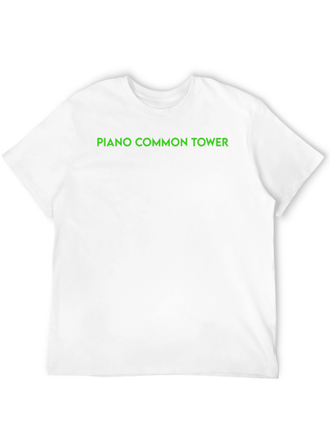 Piano Common Tower Graphic Tee - Black