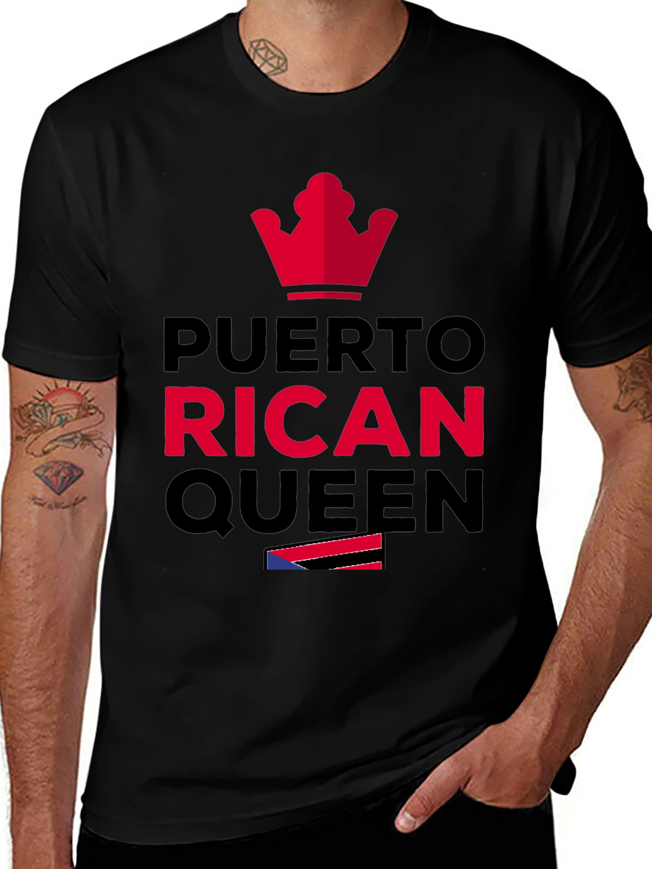 Puerto Rican Queen Graphic T-Shirt