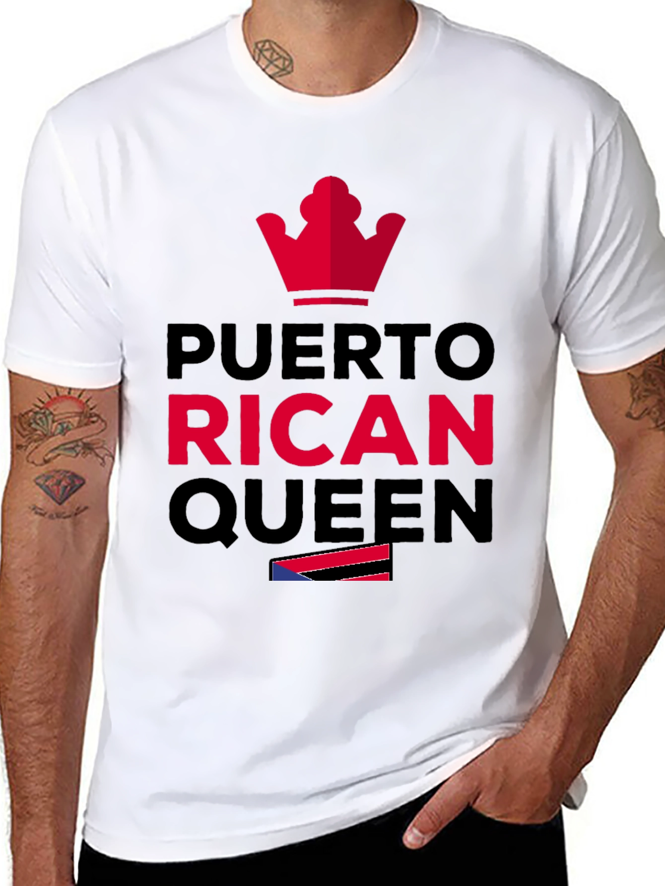 Puerto Rican Queen Graphic T-Shirt