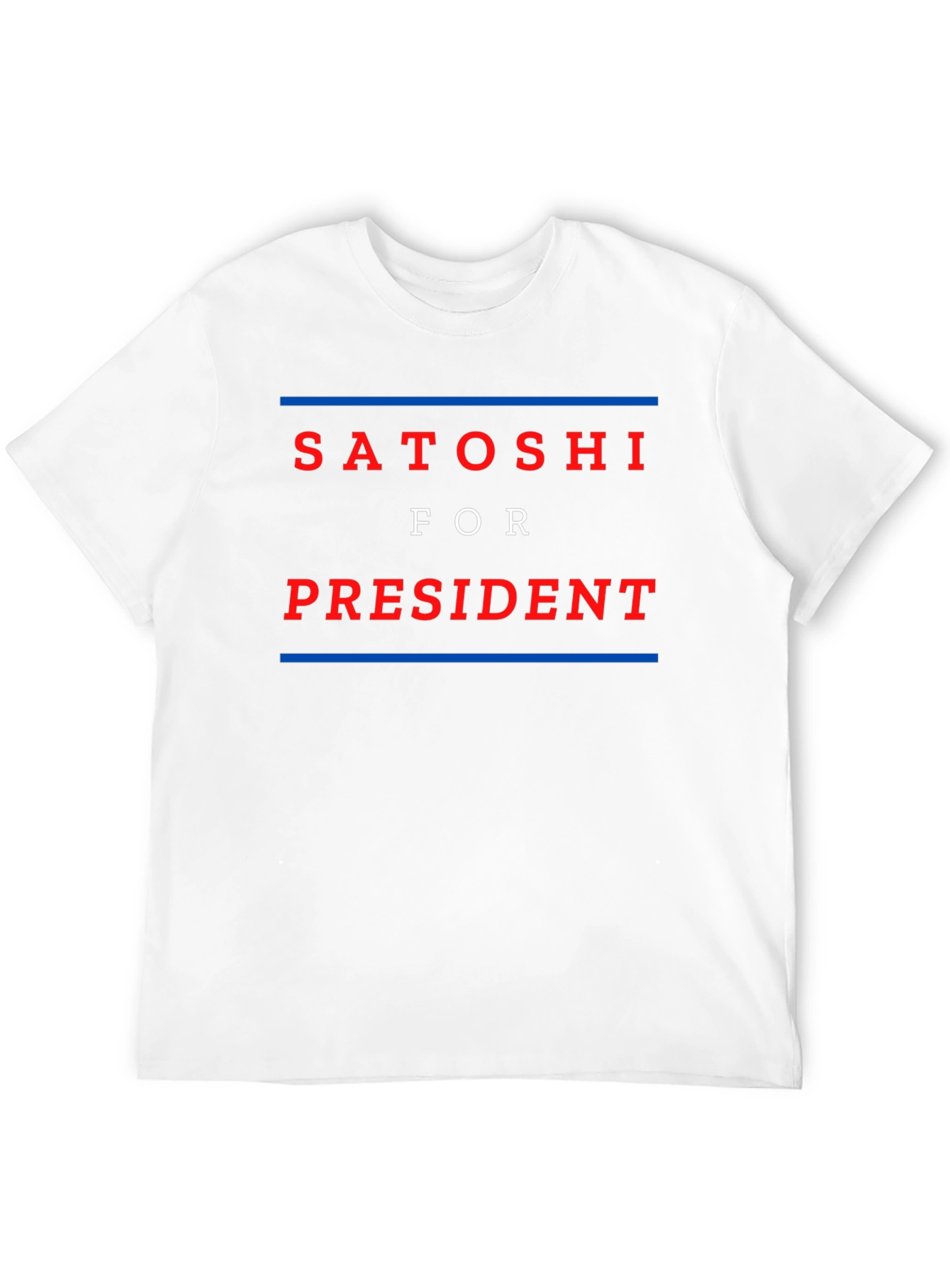 Satoshi for President T-Shirt - Crypto Supporter