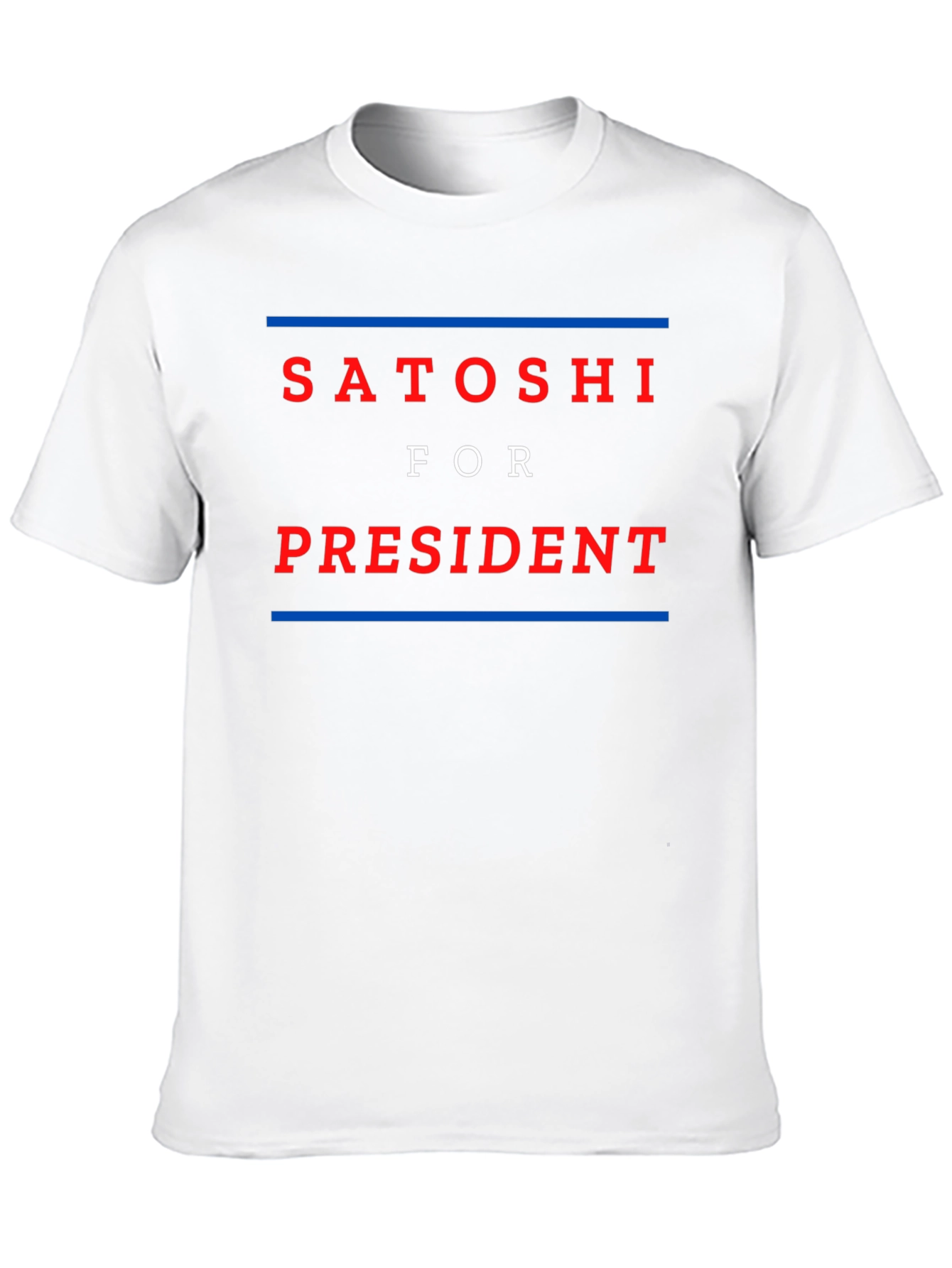 Satoshi for President T-Shirt - Crypto Supporter