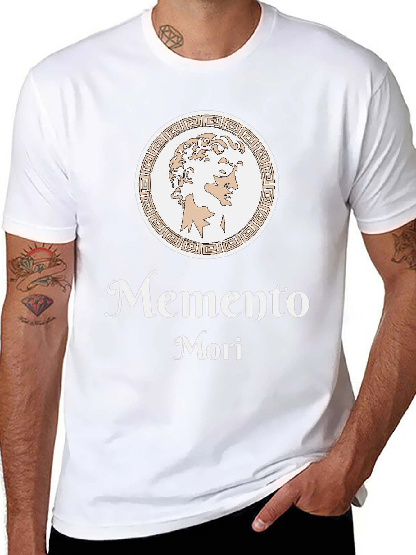 Memento Mori T-Shirt - Classical Philosophy Inspired Design