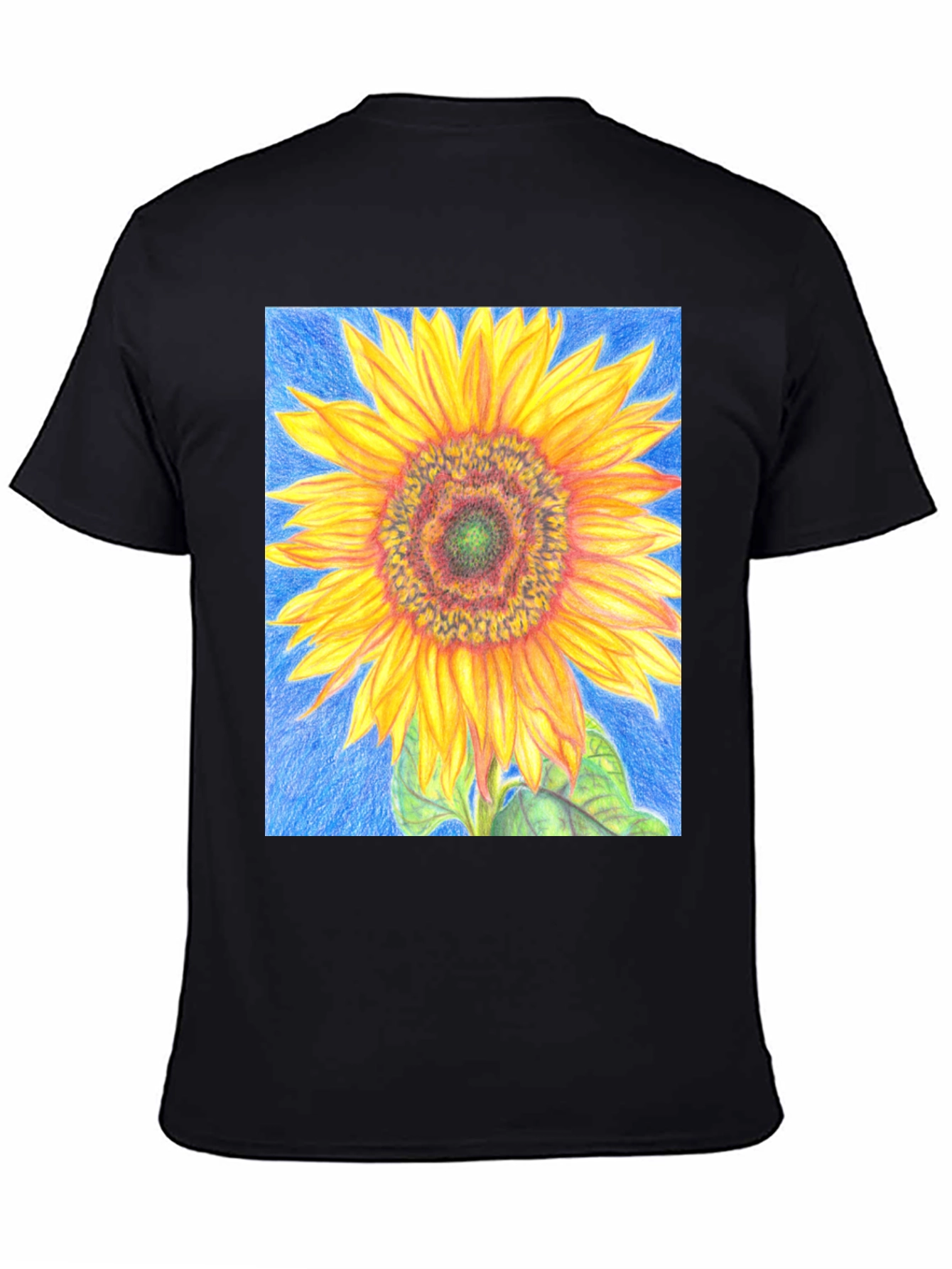 Sunflower Graphic Tee - Vivid Floral Print