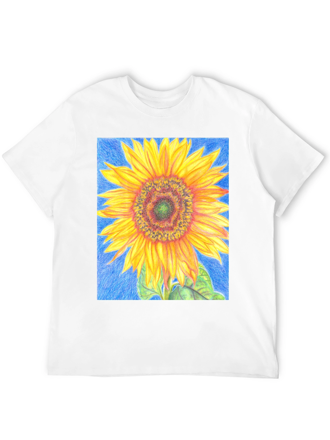 Sunflower Graphic Tee - Vivid Floral Print
