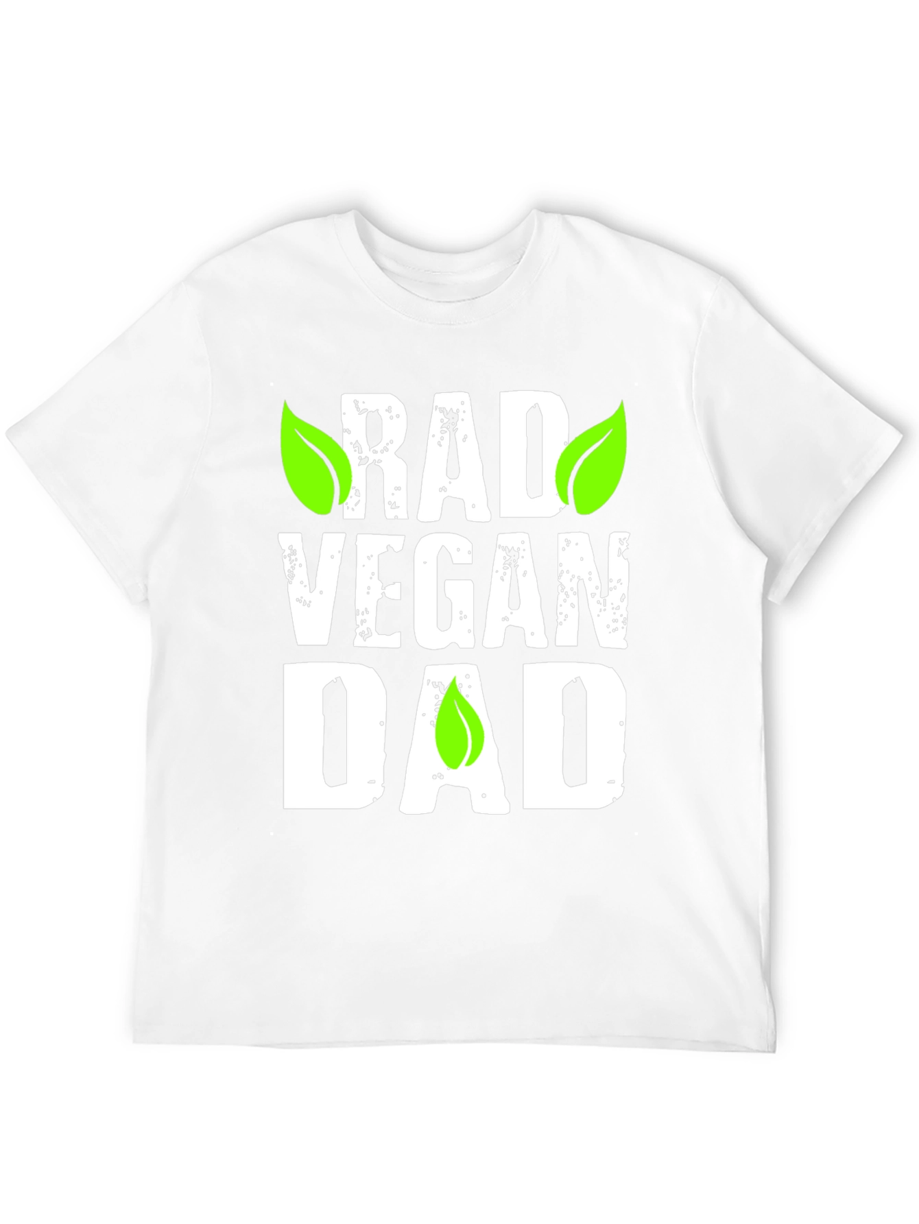 Rad Vegan Dad Graphic T-Shirt - Black