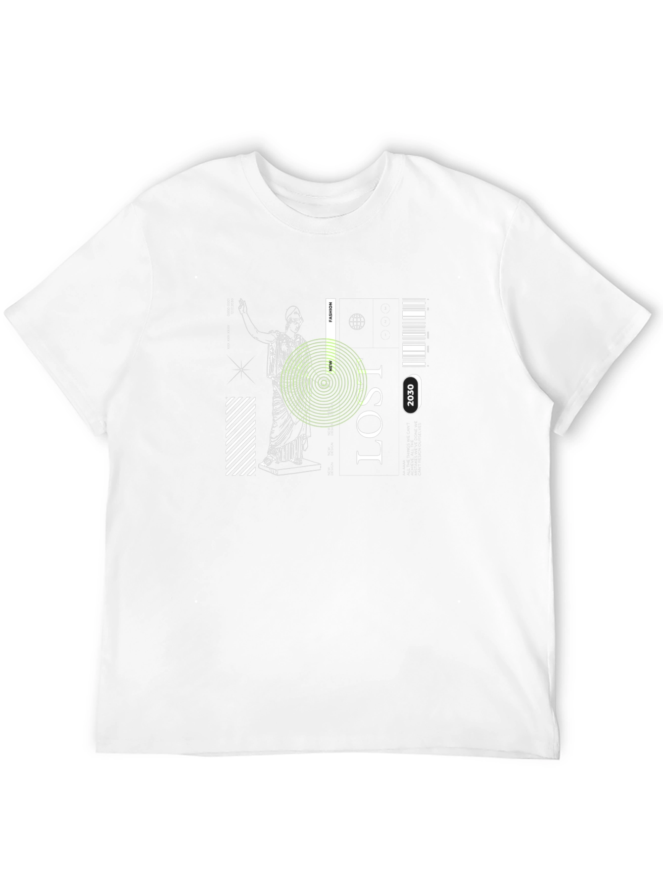 Lost 2030 Graphic Tee - Stylish Black T-Shirt