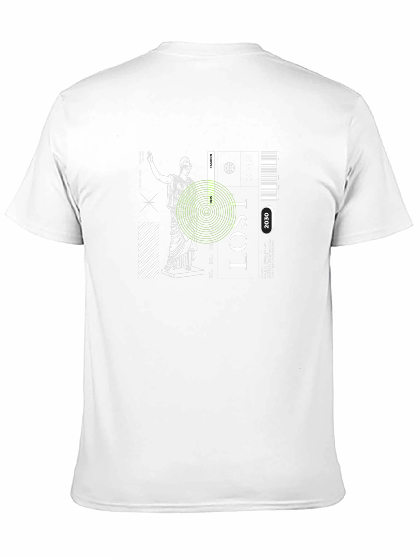 Lost 2030 Graphic Tee - Stylish Black T-Shirt