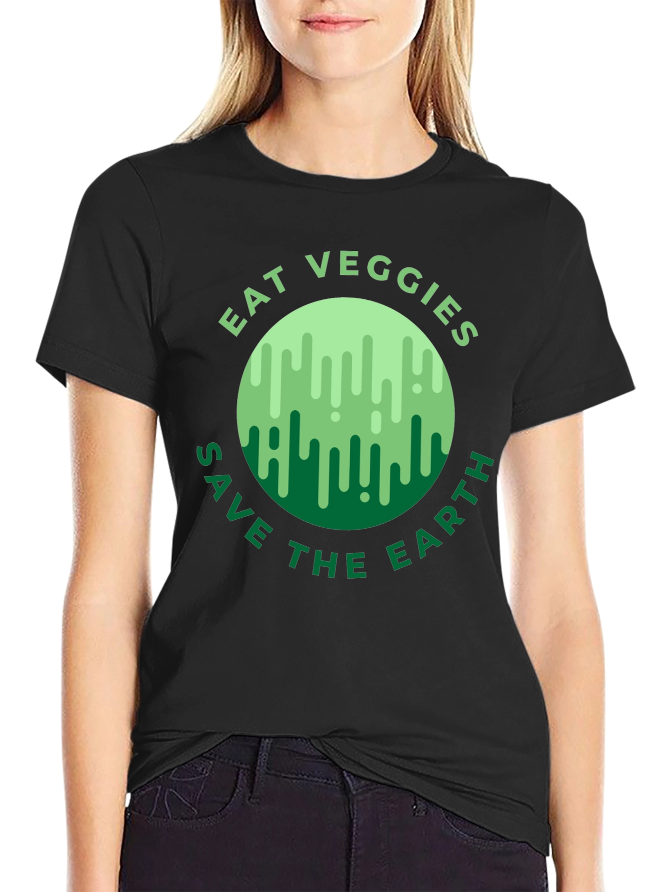 Eat Veggies Save Earth T-Shirt
