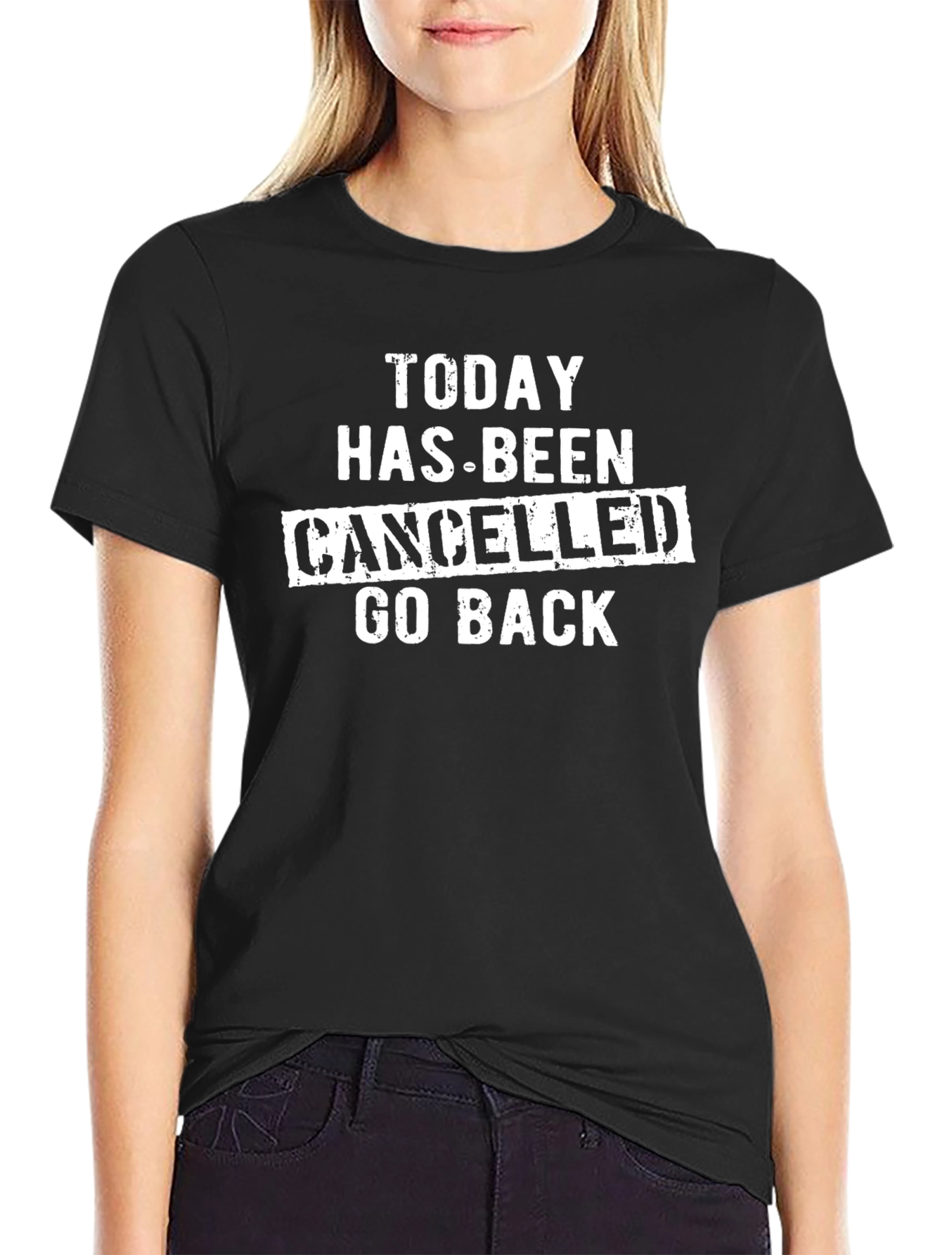 Today Cancelled Graphic Tee - Sarcastic T-Shirt