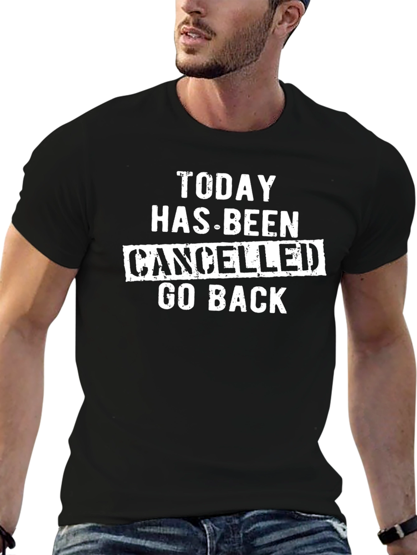 Today Cancelled Graphic Tee - Sarcastic T-Shirt