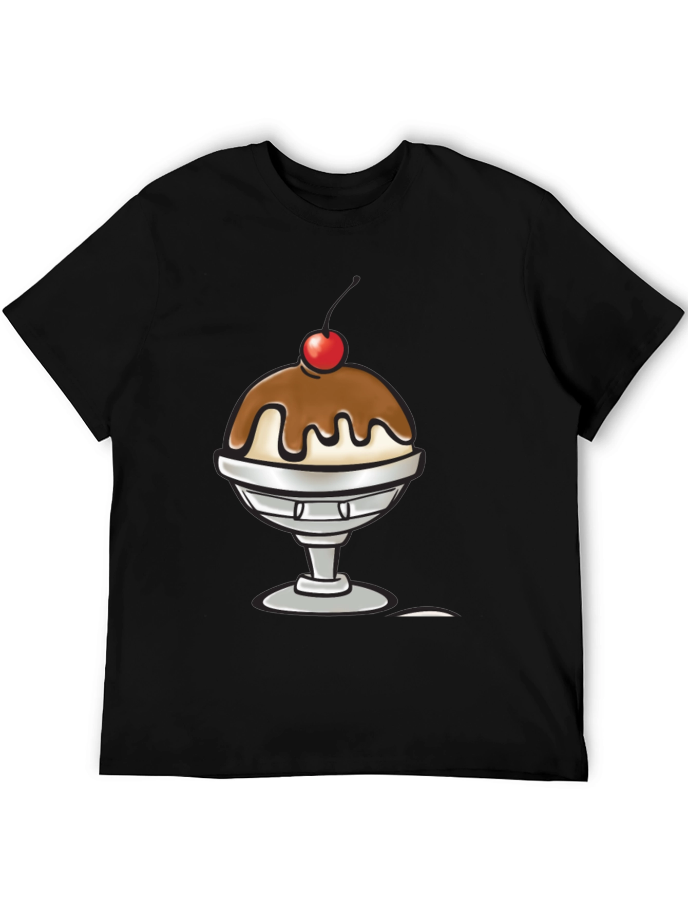 Ice Cream Sundae Graphic T-Shirt