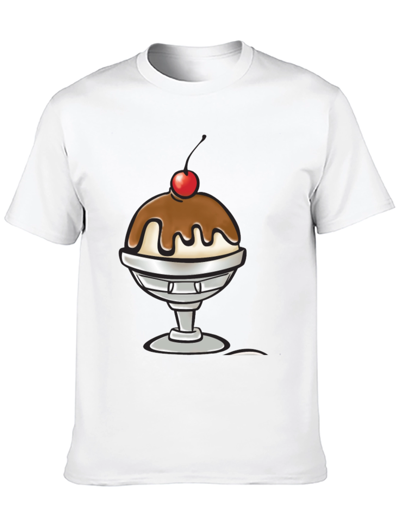 Ice Cream Sundae Graphic T-Shirt