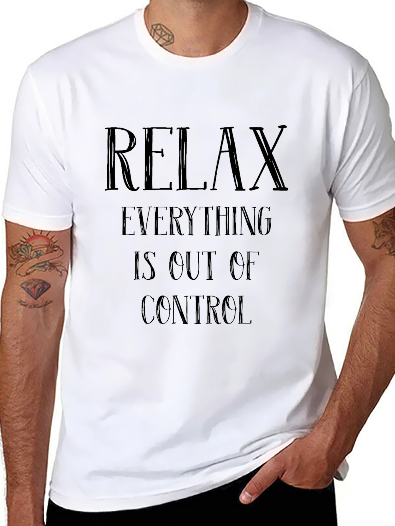 Relax T-Shirt - Out of Control Graphic Tee