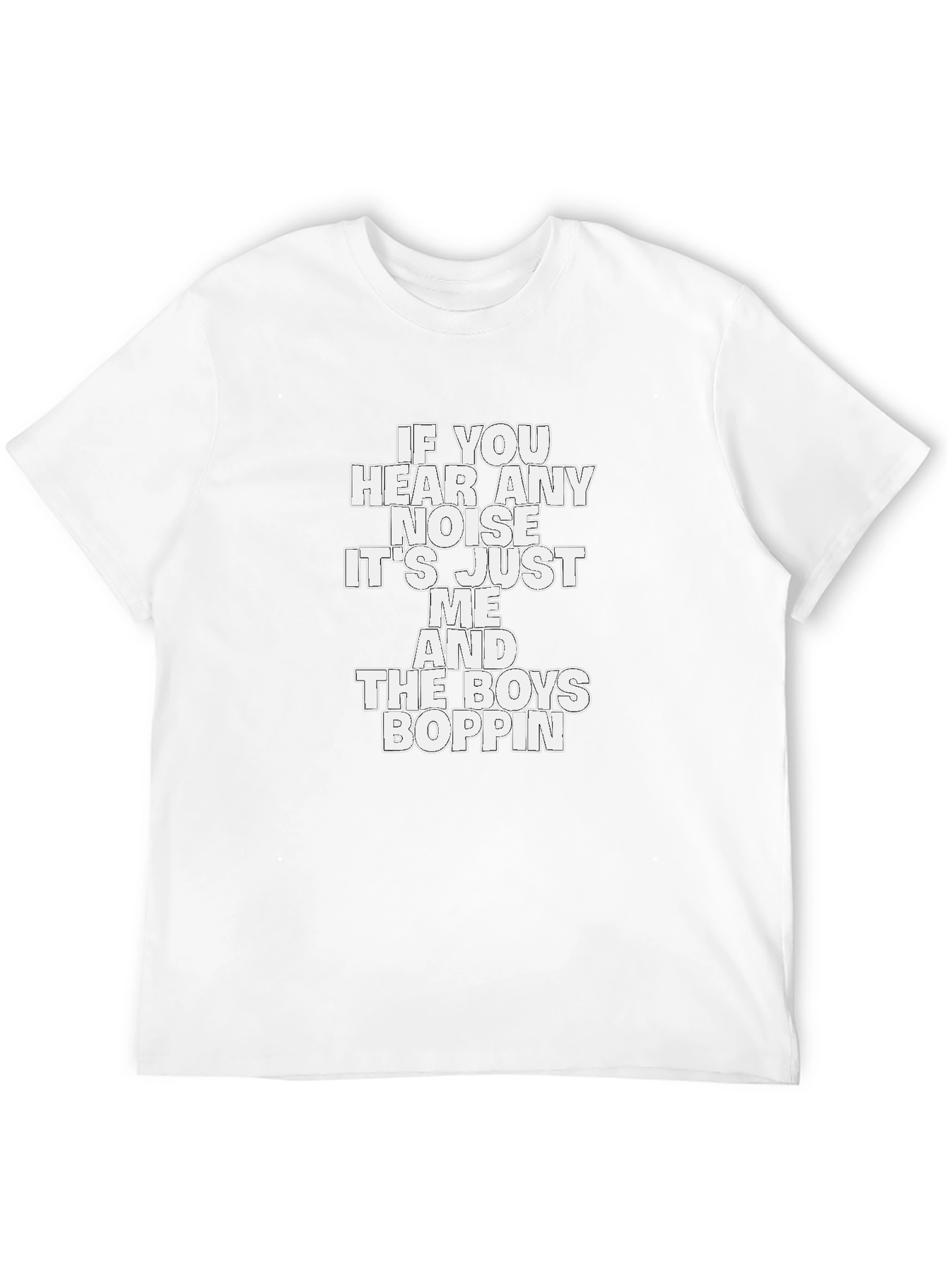Funny Boppin Crew Neck T-Shirt