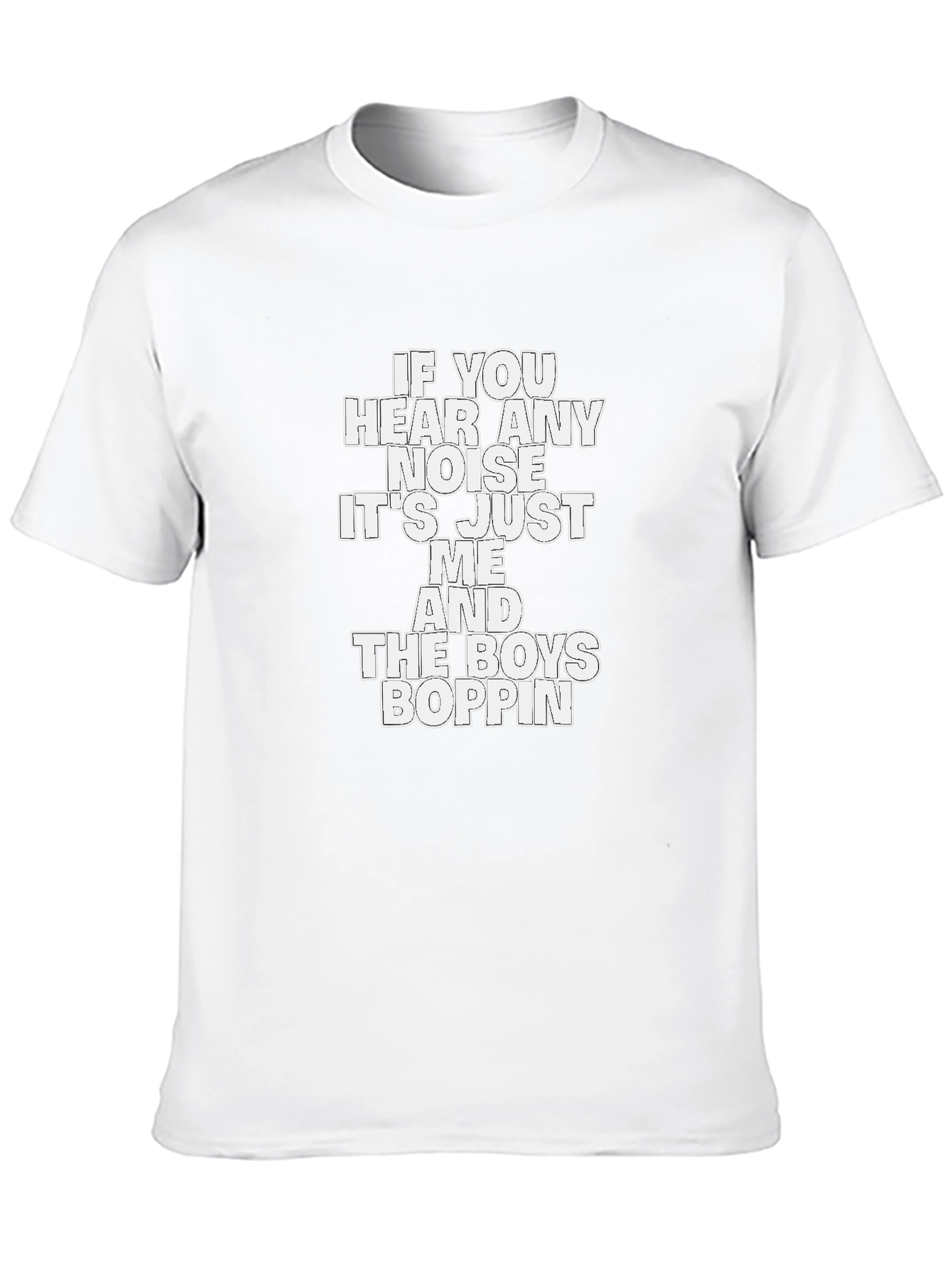 Funny Boppin Crew Neck T-Shirt