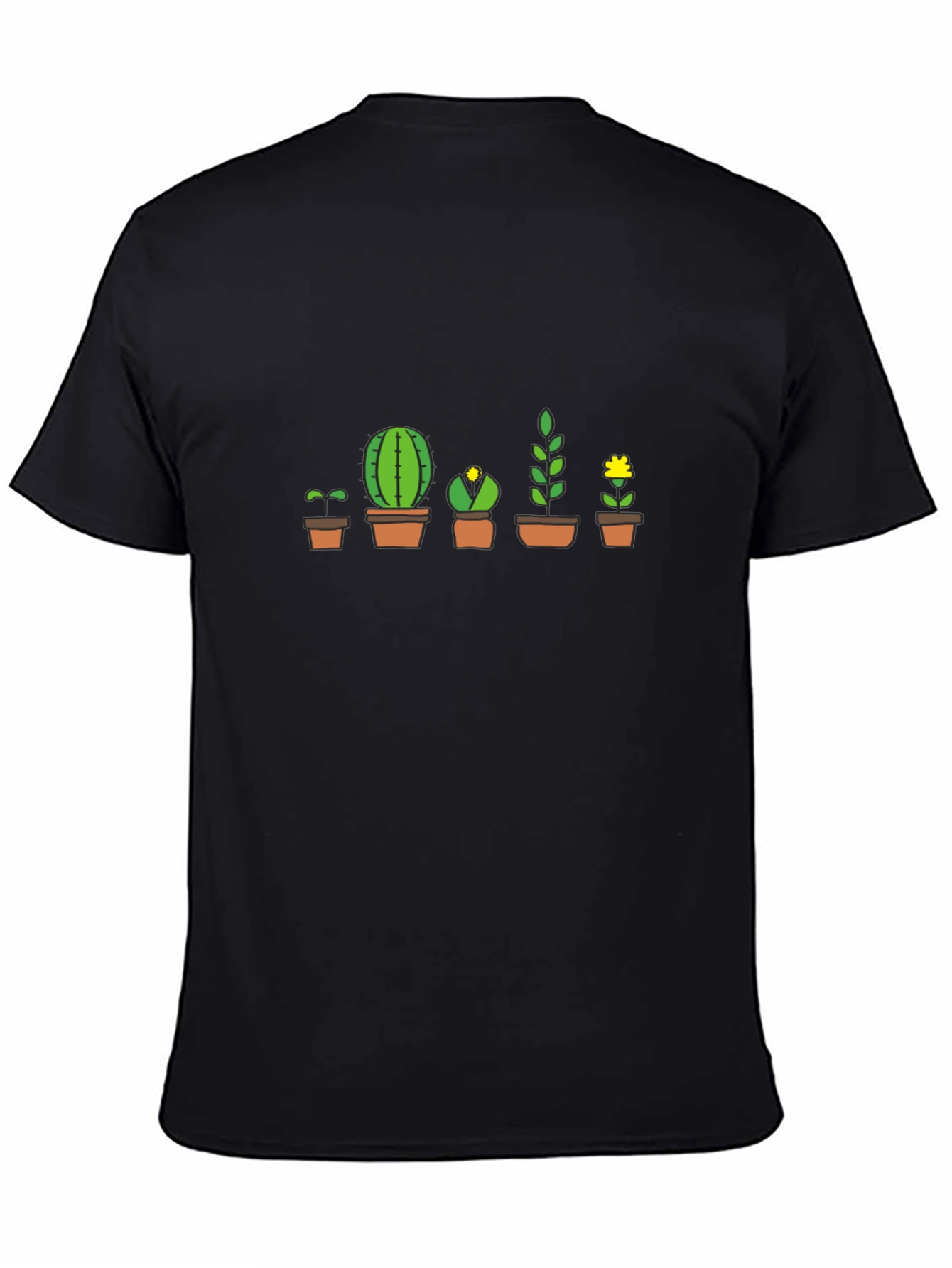 Evolution of Plants T-Shirt - Black Cotton Tee