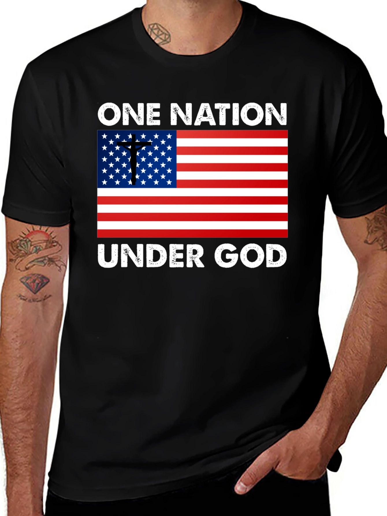 One Nation Under God Graphic Tee