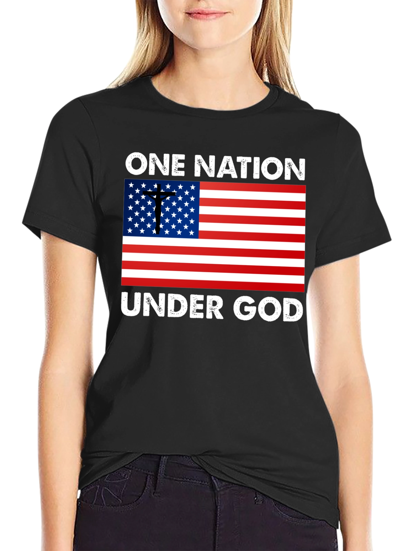 One Nation Under God Graphic Tee