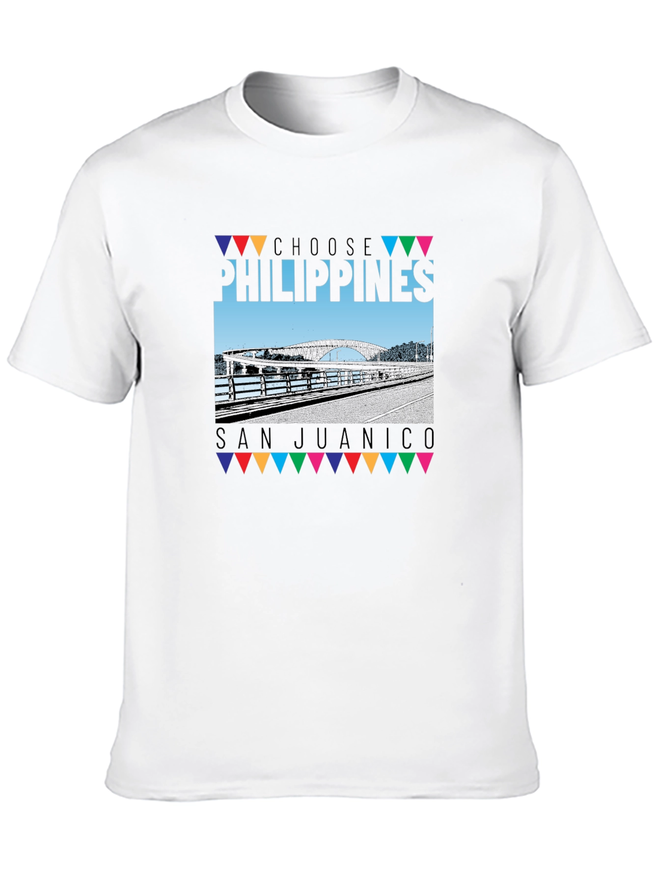 Choose Philippines San Juanico Black T-Shirt