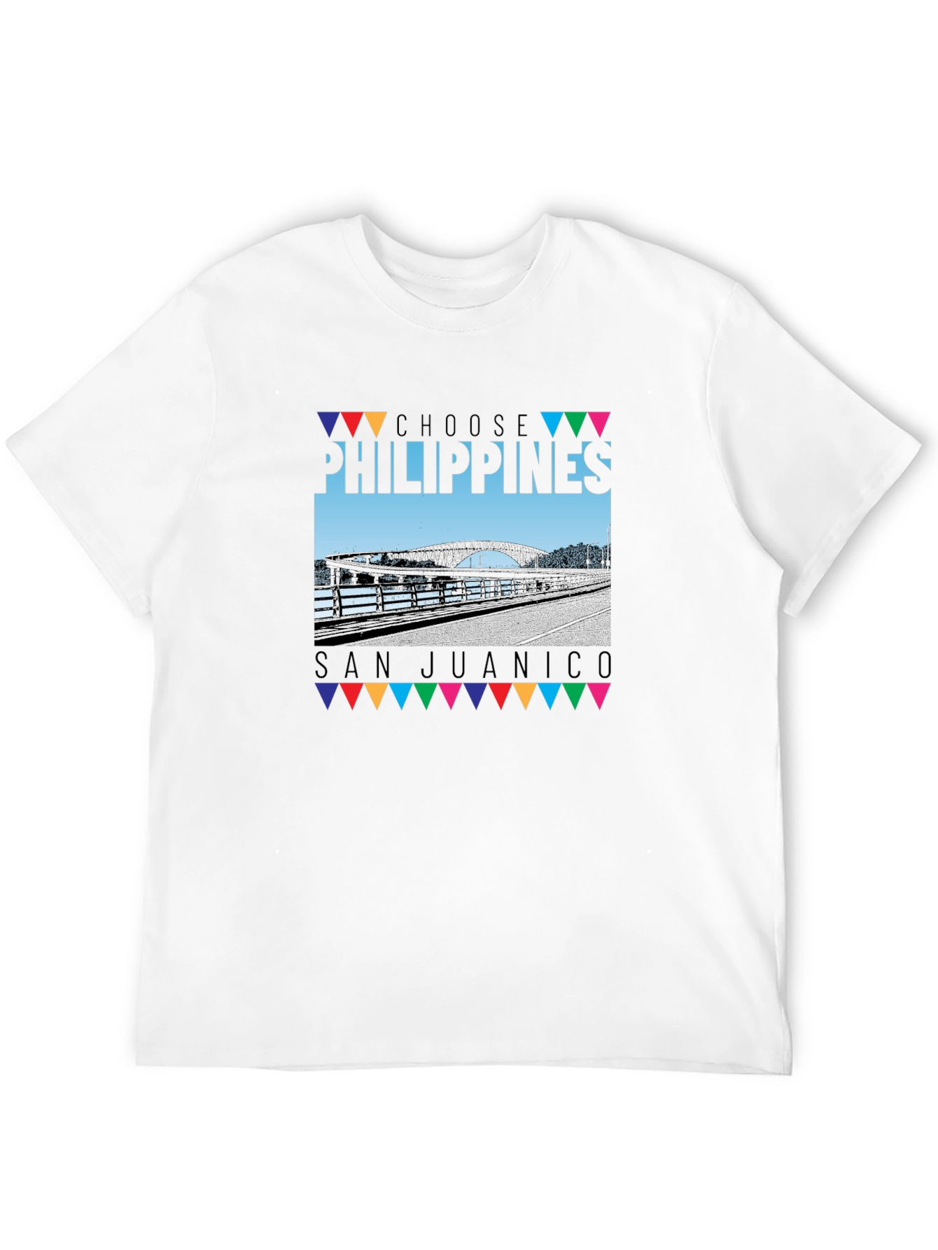 Choose Philippines San Juanico Black T-Shirt