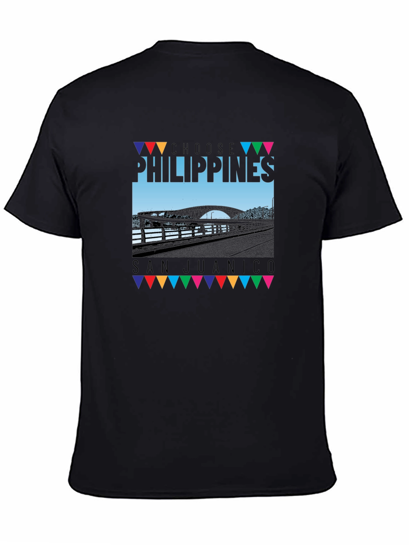 Choose Philippines San Juanico Black T-Shirt