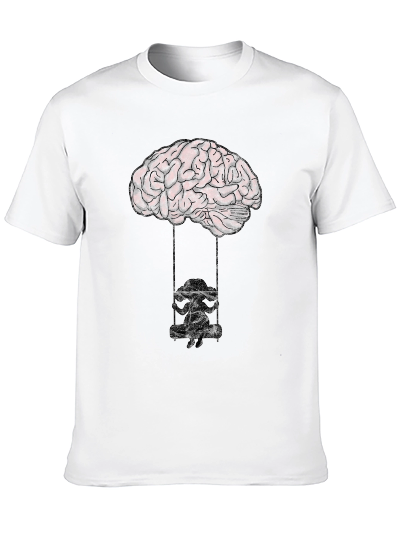 Brain Swing Graphic Tee - Unisex Cotton T-Shirt