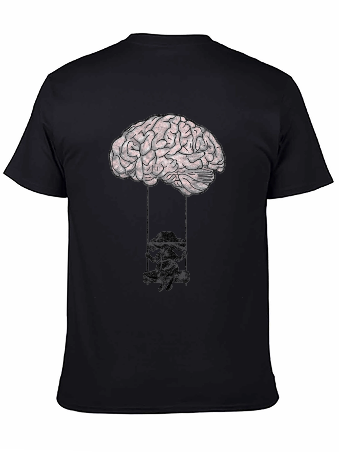 Brain Swing Graphic Tee - Unisex Cotton T-Shirt