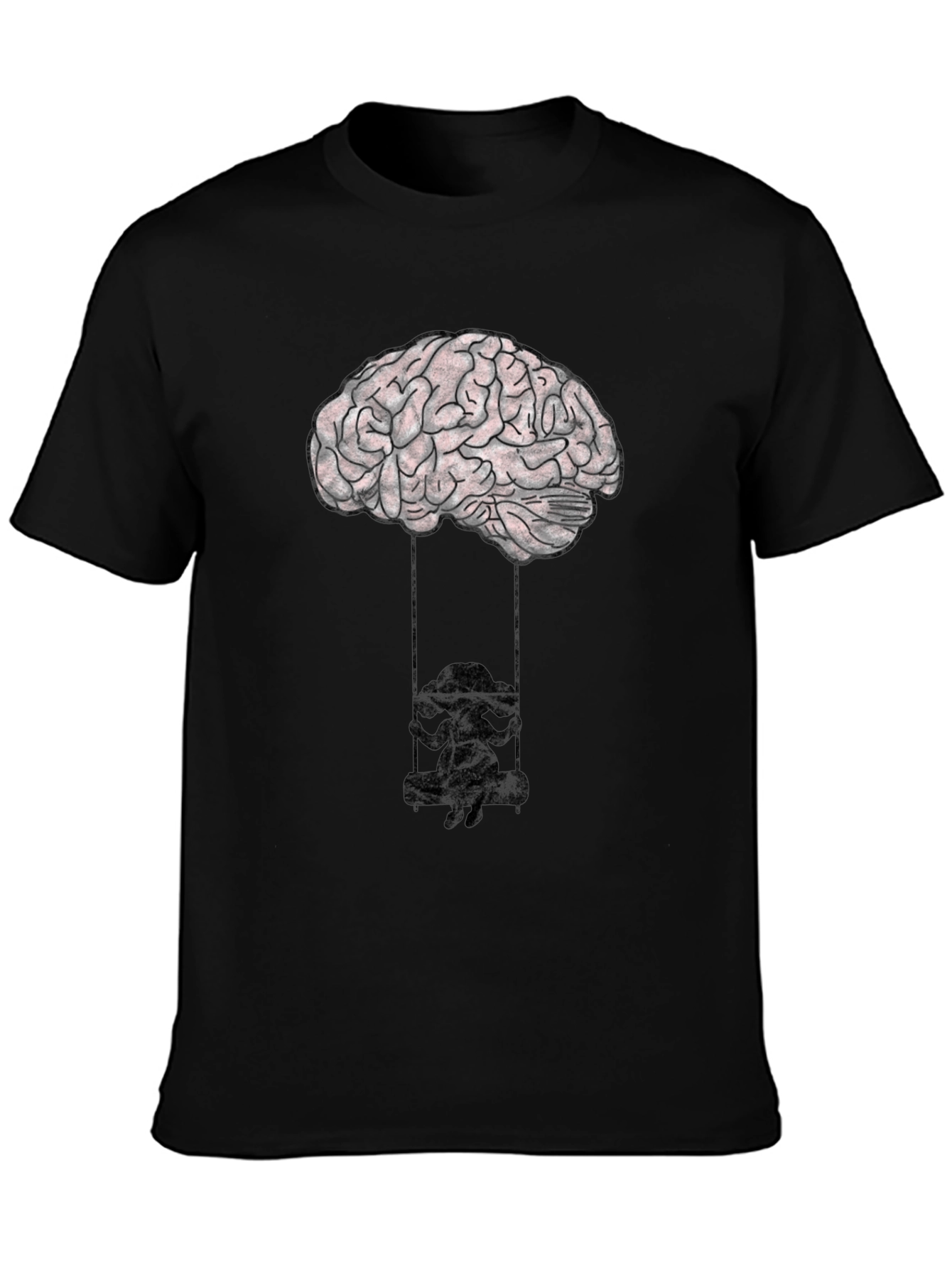 Brain Swing Graphic Tee - Unisex Cotton T-Shirt