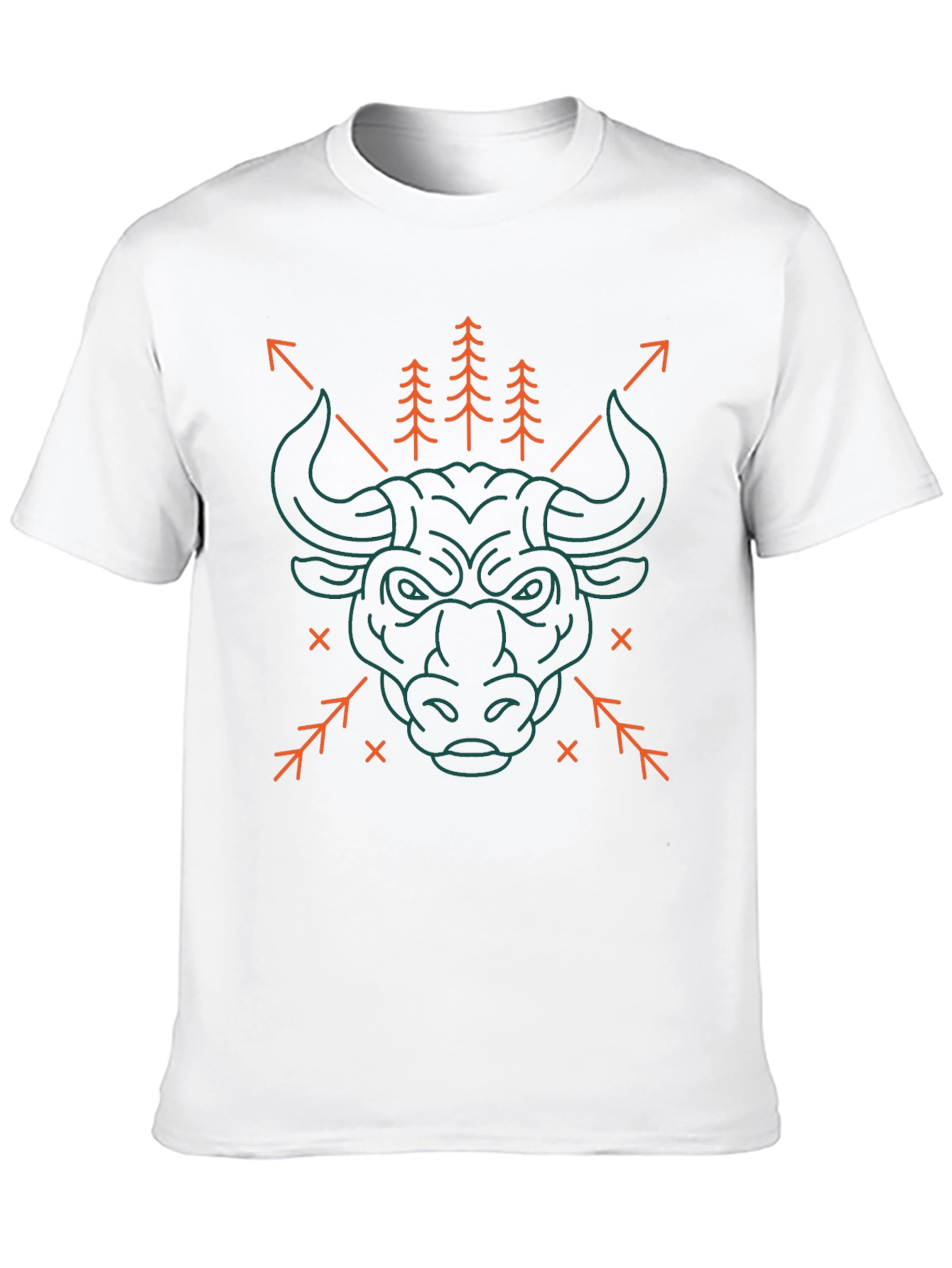 Bull Graphic Tee - Mens Black T-Shirt