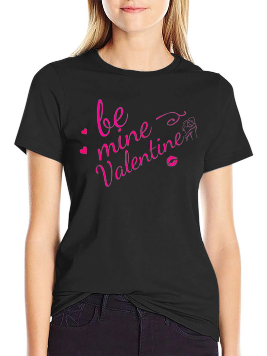 Be Mine Valentines Day T-Shirt - Black