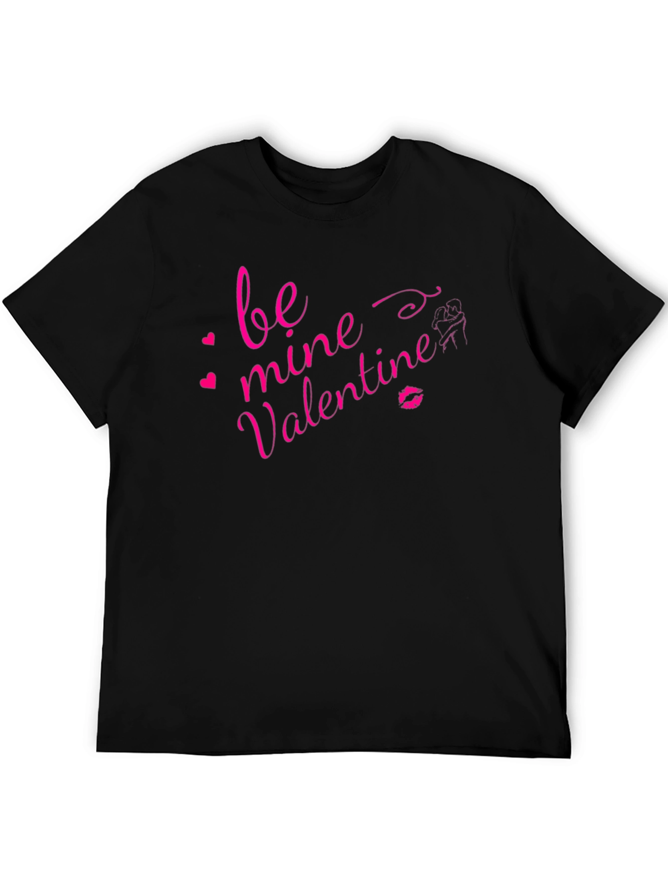 Be Mine Valentines Day T-Shirt - Black