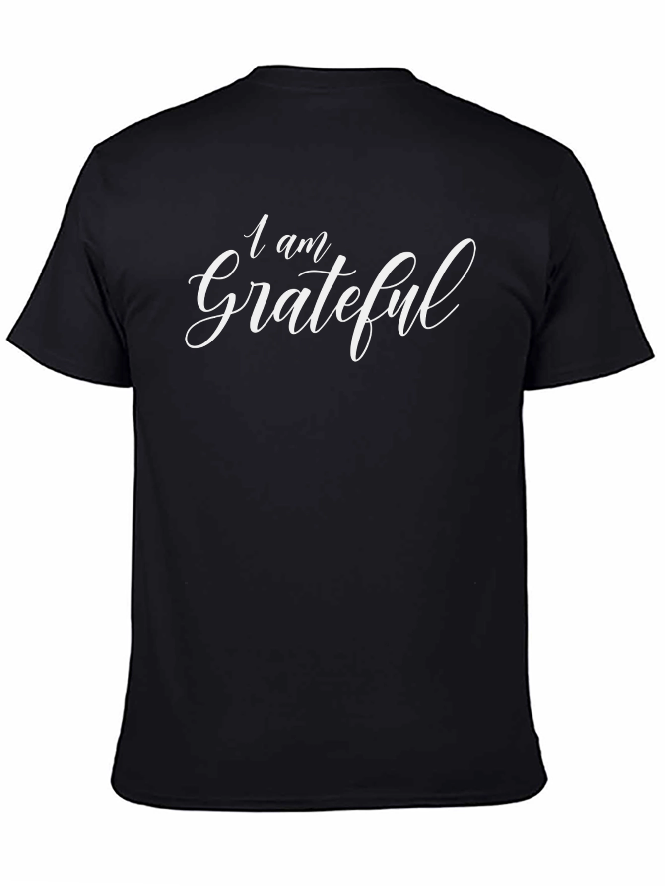 Grateful Black T-Shirt - Inspiring & Stylish