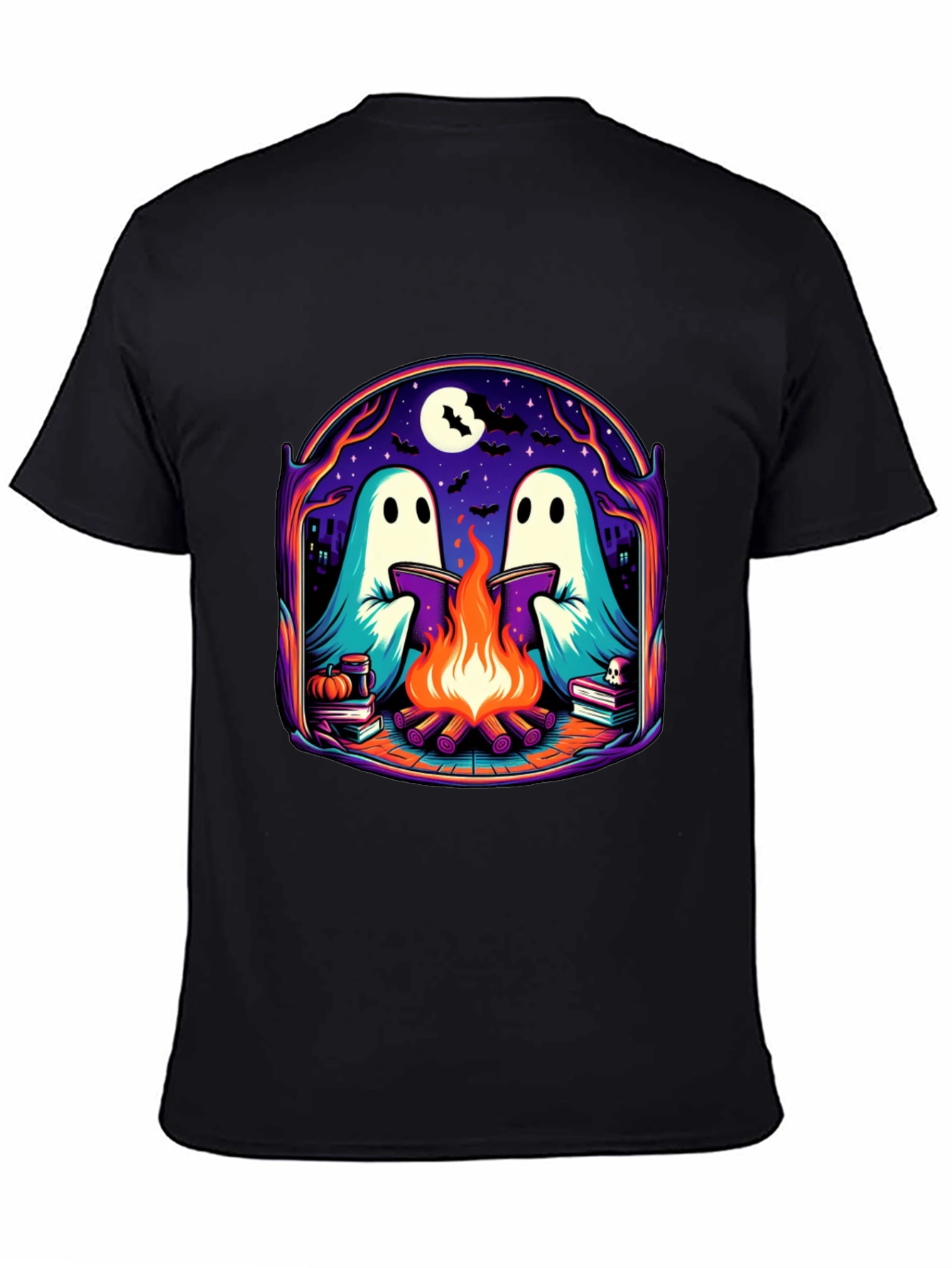 Halloween Ghosts Campfire T-Shirt