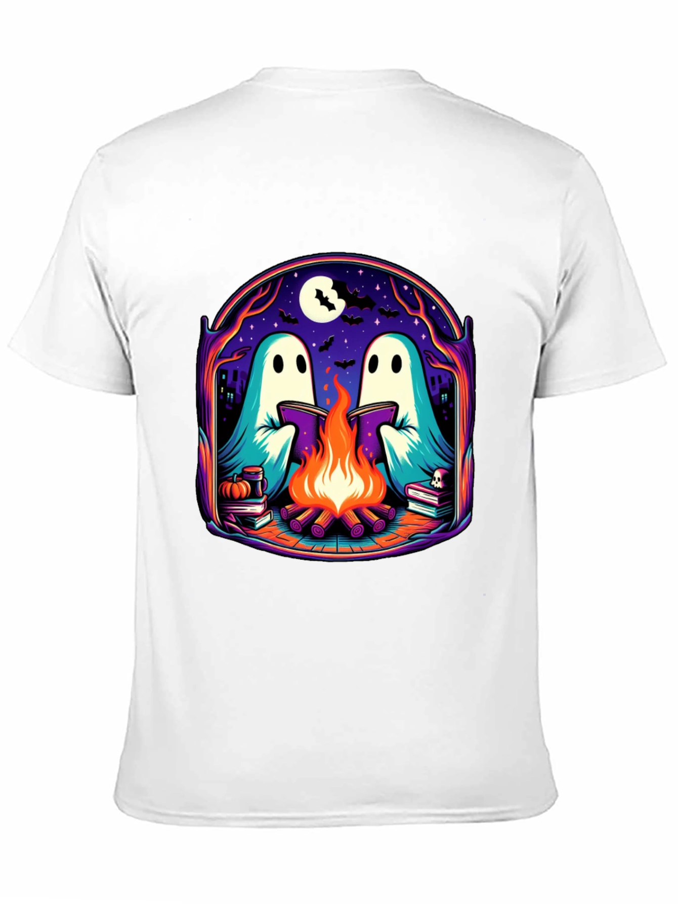 Halloween Ghosts Campfire T-Shirt