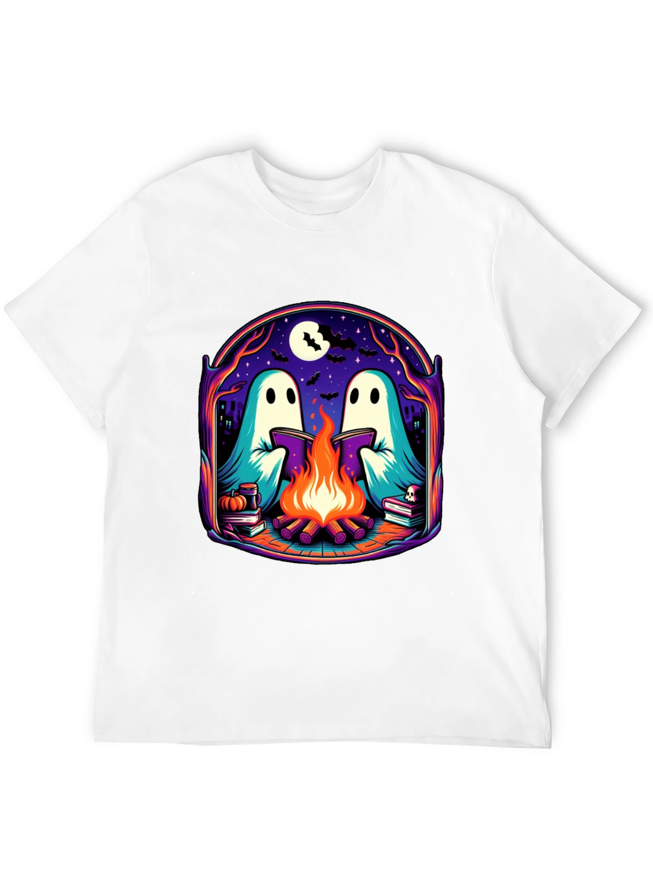 Halloween Ghosts Campfire T-Shirt