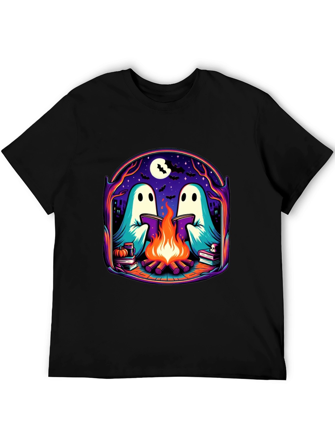 Halloween Ghosts Campfire T-Shirt