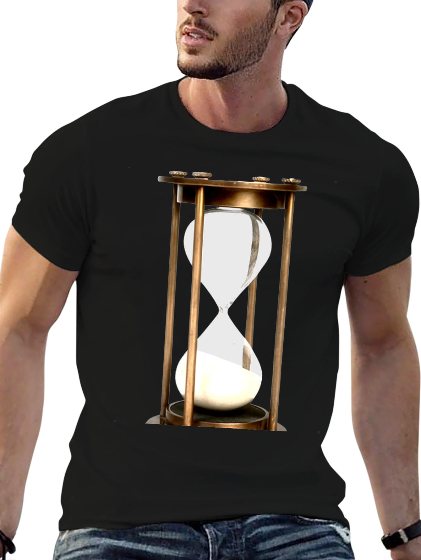 Hourglass Graphic Tee - Time Flies!