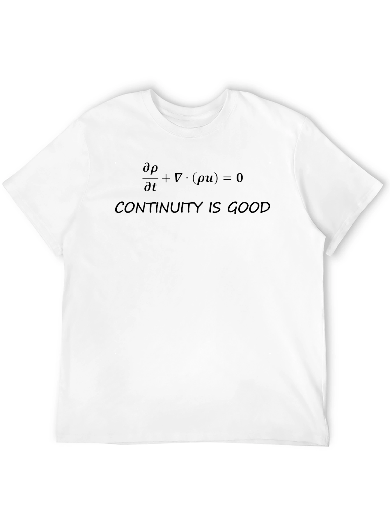 Continuity Equation T-Shirt - Science Geek Apparel