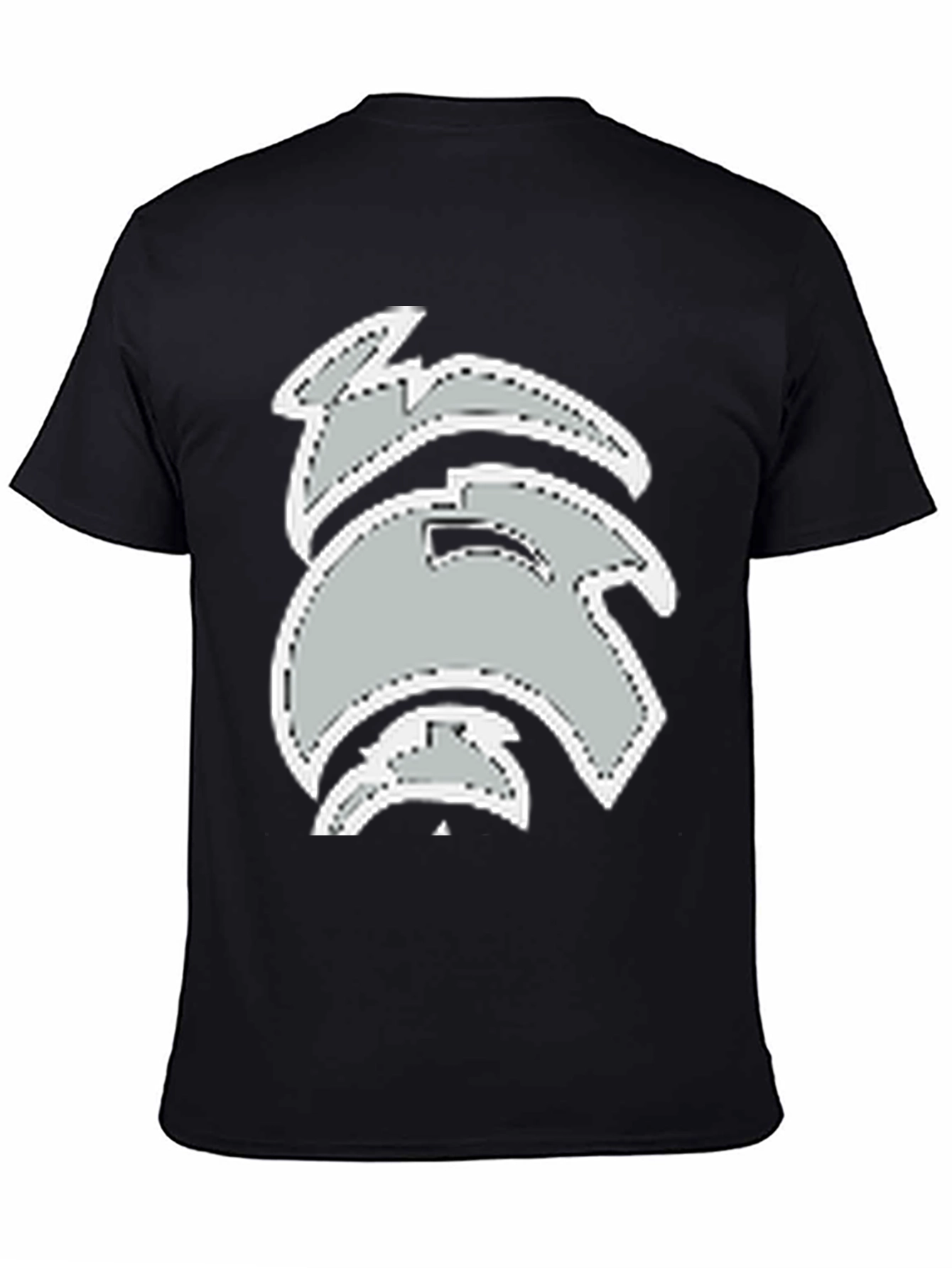 Black Tee with Graphic Design