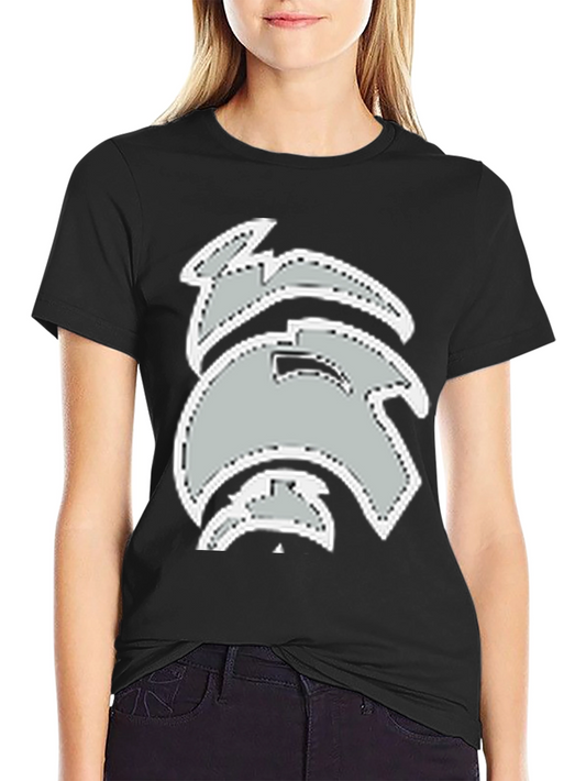 Black Tee with Graphic Design