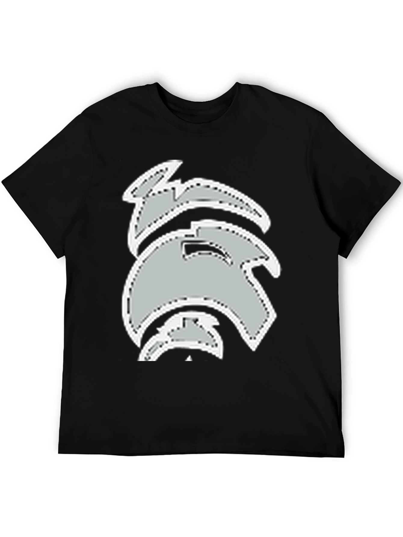 Black Tee with Graphic Design