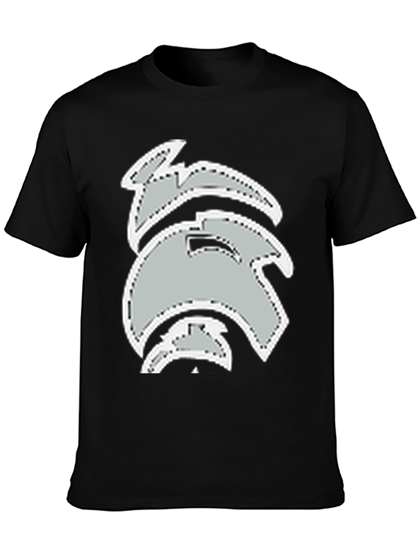 Black Tee with Graphic Design