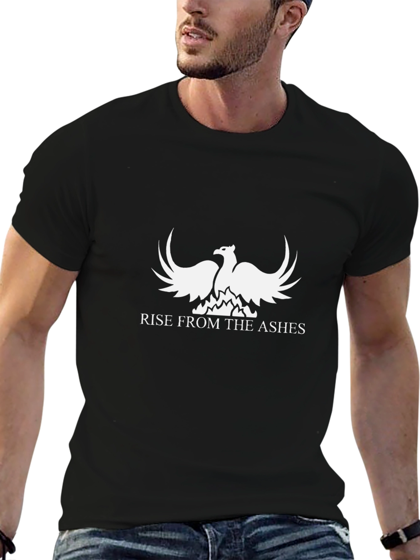 Rise From The Ashes Graphic Tee - Black