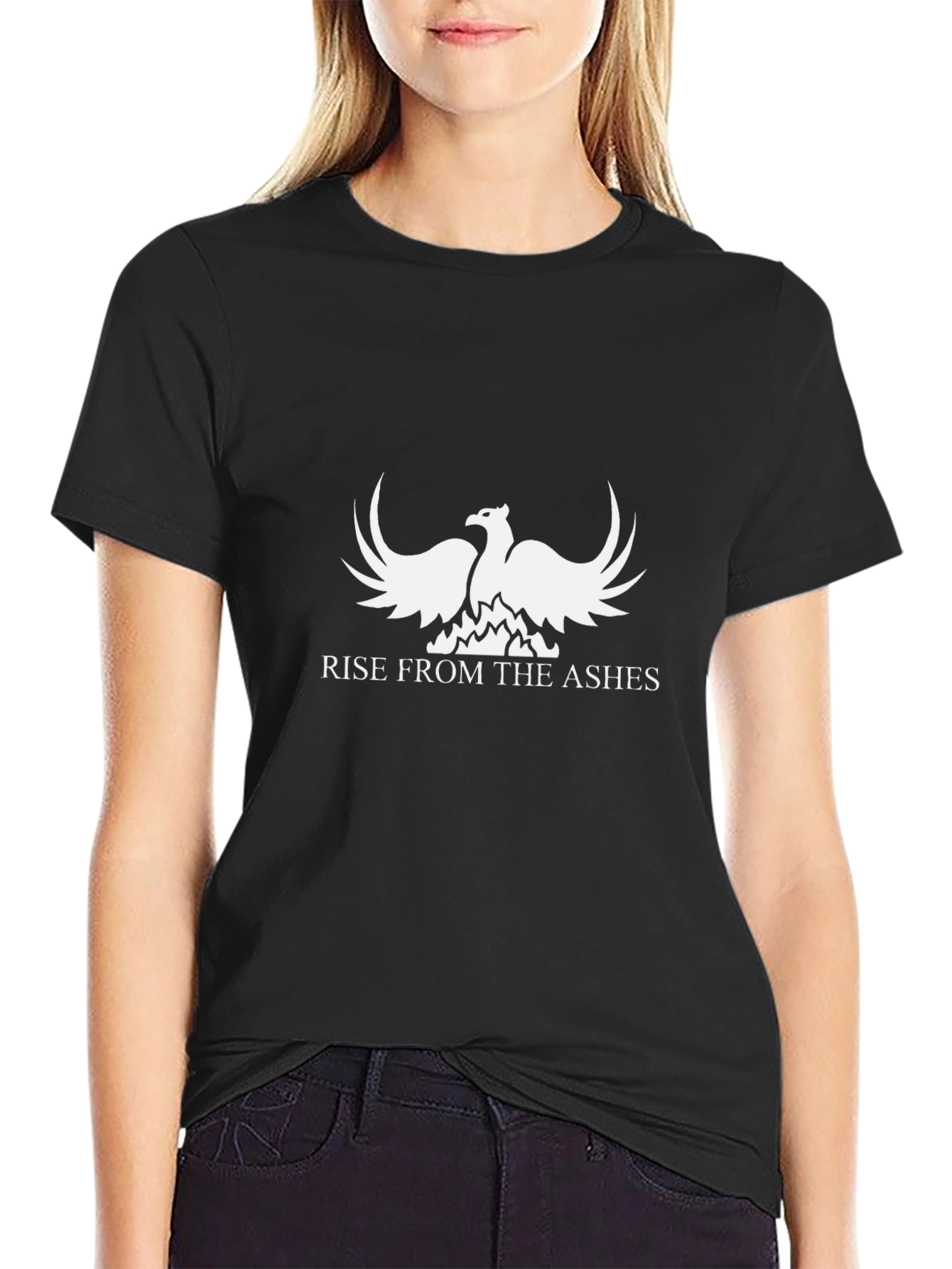 Rise From The Ashes Graphic Tee - Black