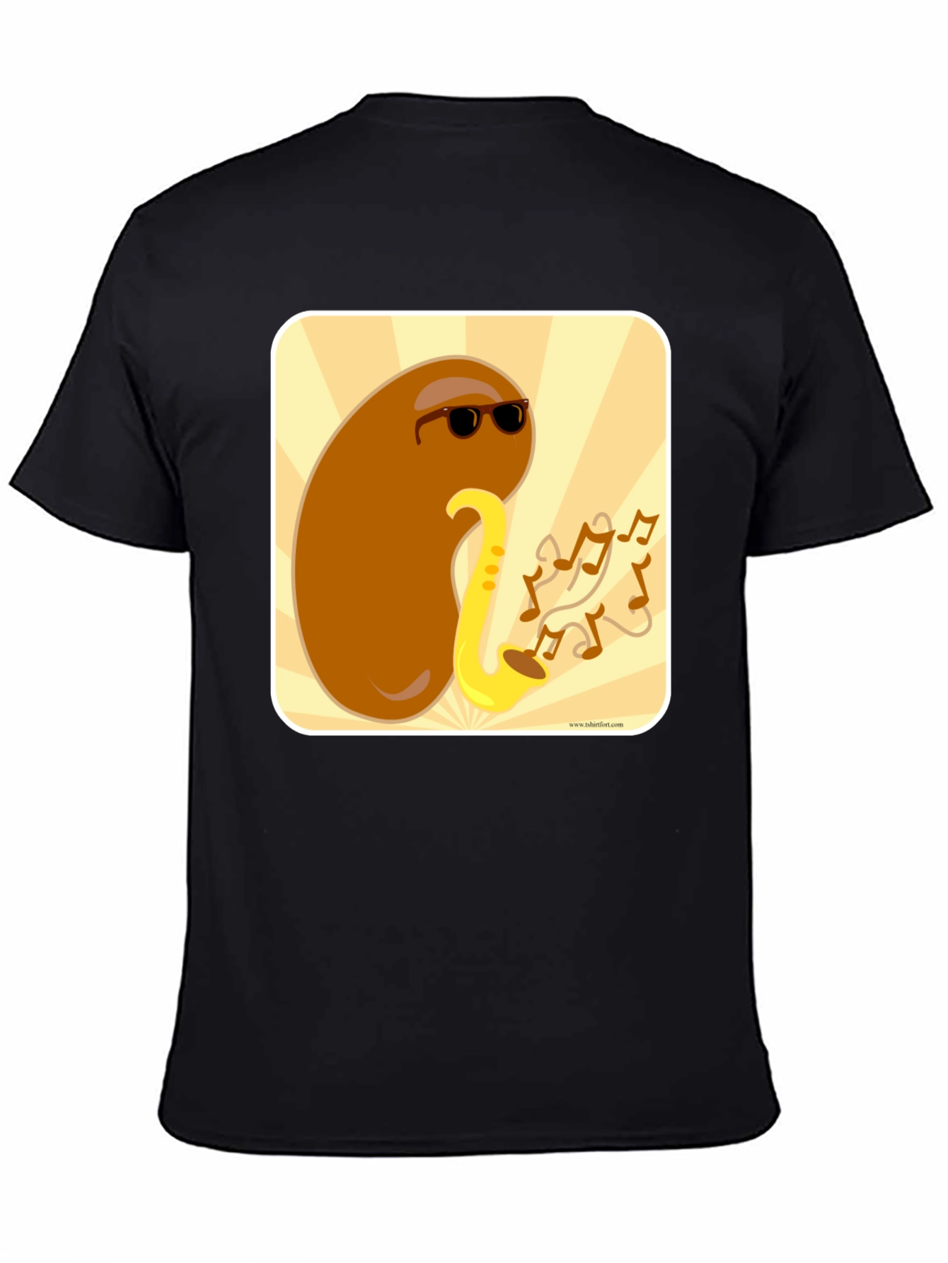 Cool Bean Sax Player Graphic T-Shirt