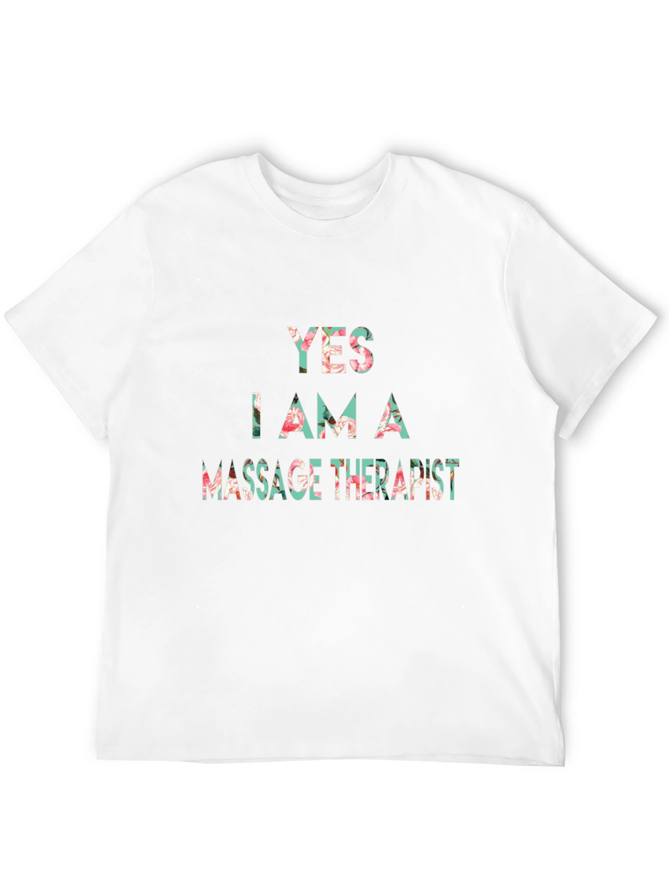 Floral Massage Therapist T-Shirt