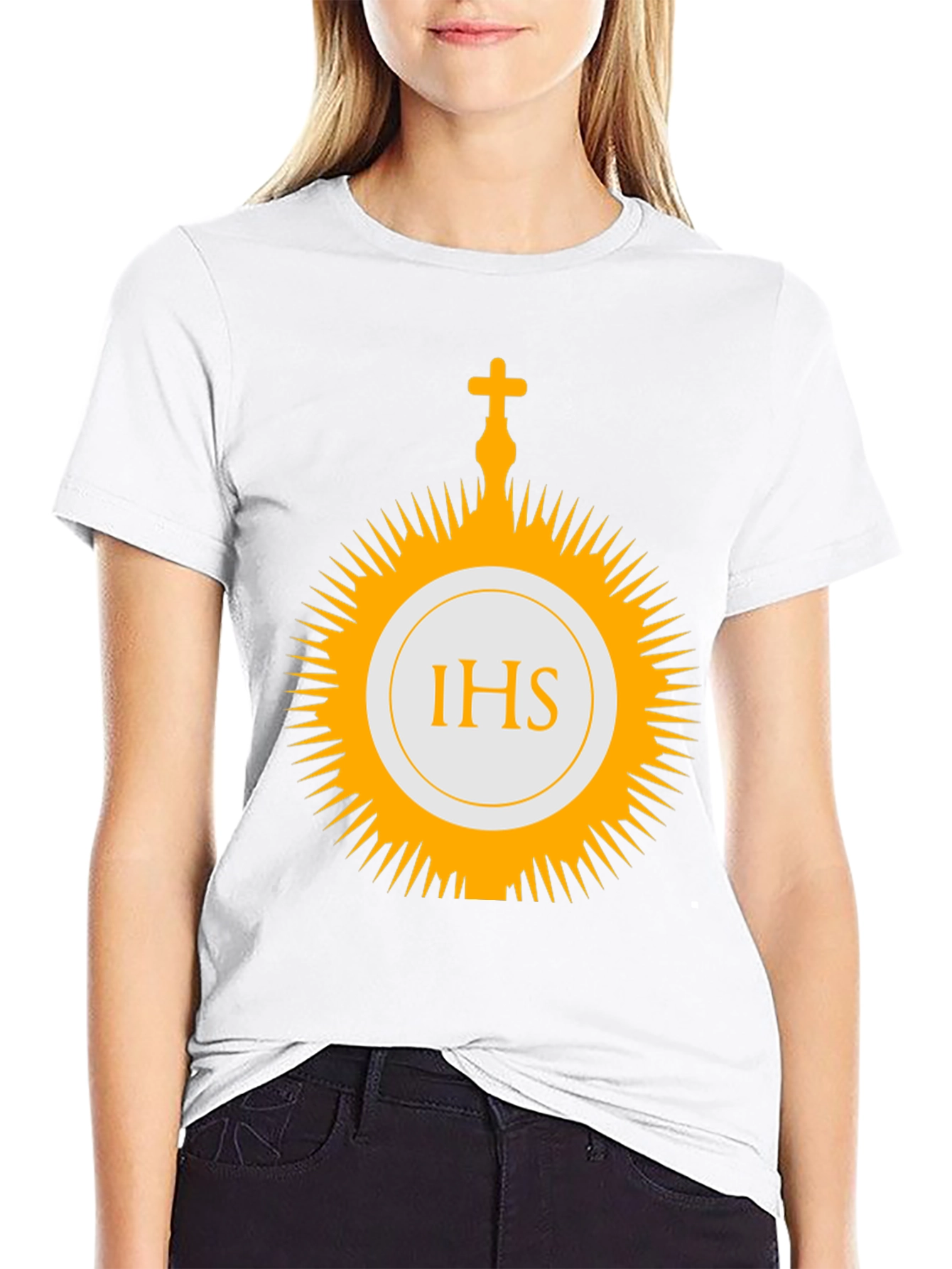 IHS Monogram Religious Graphic Tee